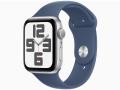 Apple Watch SE2 GPS 44mm MXEQ3J/A Silver Denim Sports Band S/M